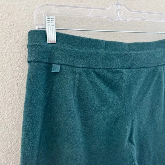 Lululemon Cotton Cashmere Jogger Pant 6 Green Mid Casual Comfy Cozy Athleisure - Picture 10 of 13